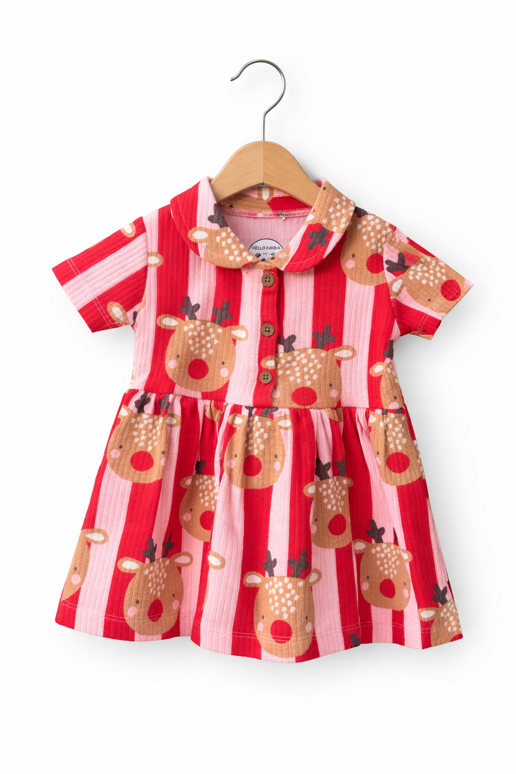 Peter-Pan Collar Soft Frocks
