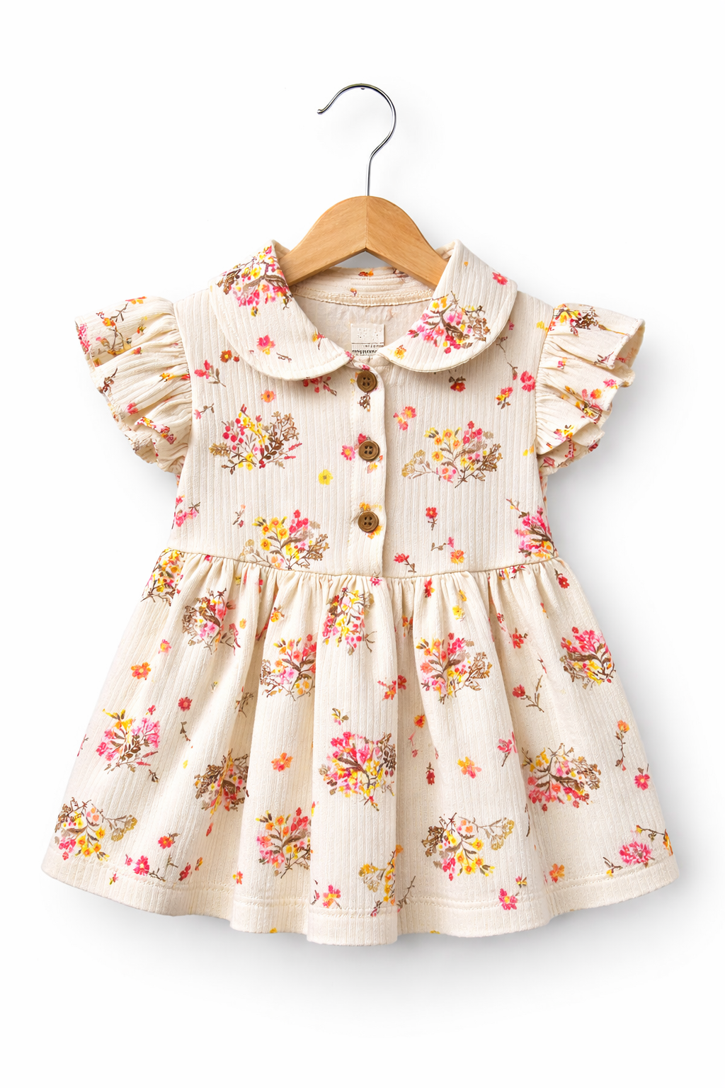 Peter-Pan Collar Soft Frocks