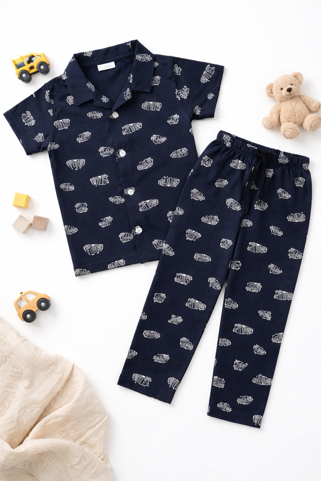 Collared Night Sets -Unisex