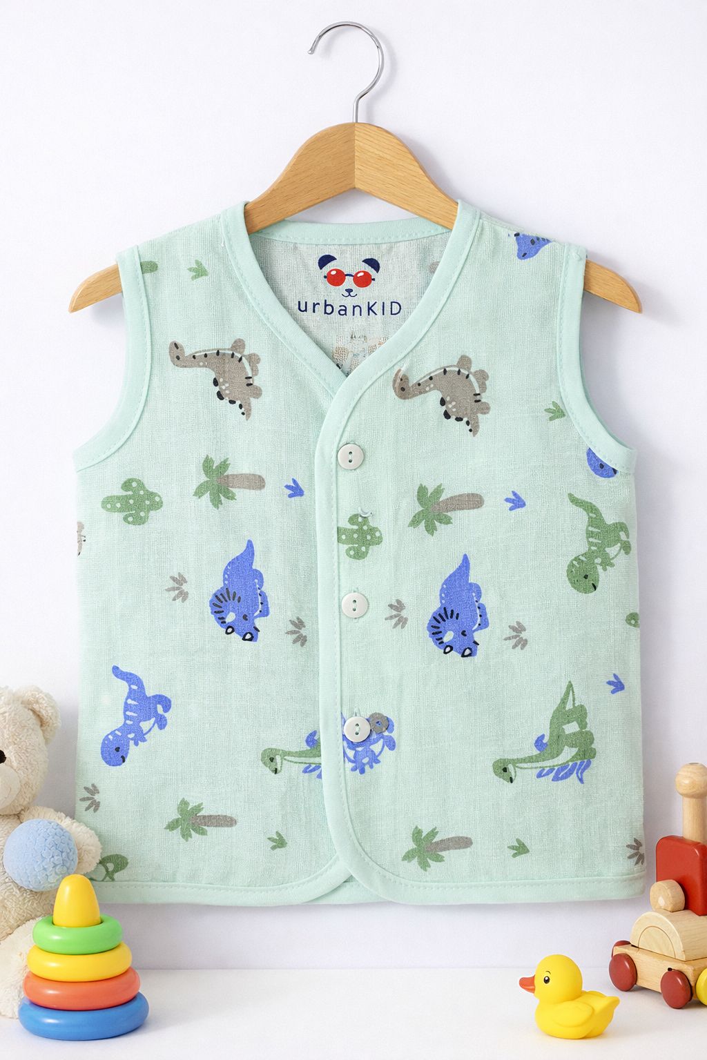 Muslin Color Jabla (0-3m)