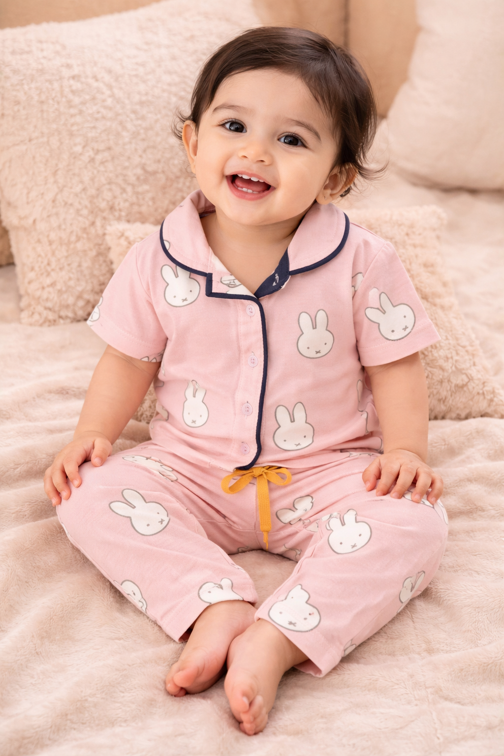 Unisex Collar Night-Suits