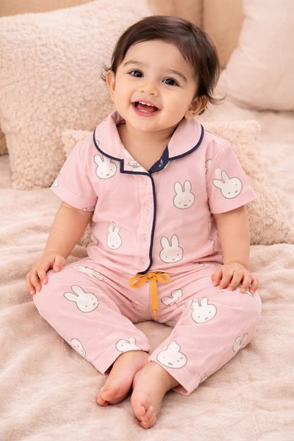 Unisex Collar Night-Suits