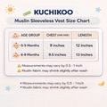 Muslin Sleeveless Jablas 0-3m