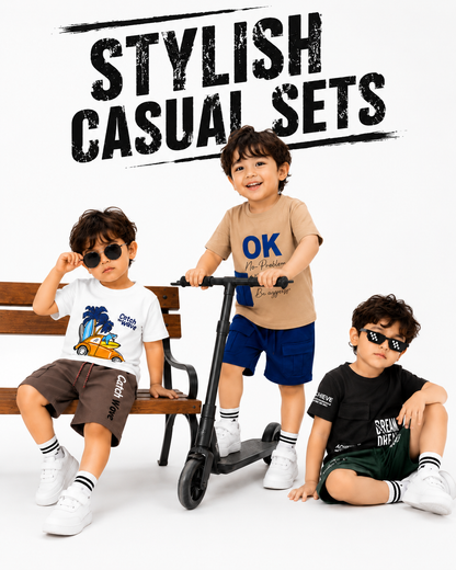 Boys Stylish Casual Sets | Super Cool Edition |2yrs -8yrs