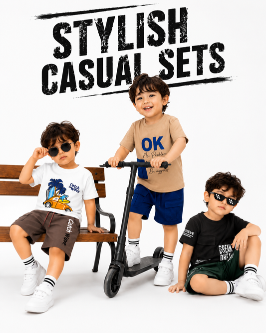 Boys Stylish Casual Sets | Super Cool Edition |2yrs -8yrs