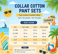 Cotton collar pyjama Sets | summer night suits 1yr to 5yrs