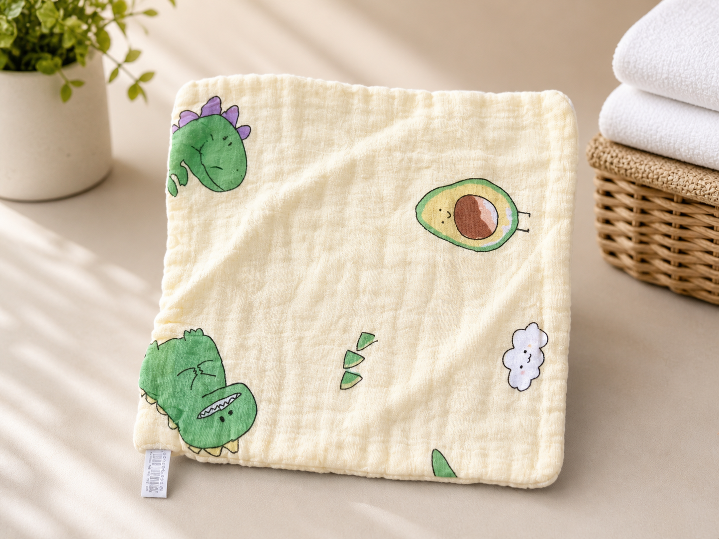 6 layer Muslin washcloth Set | napkin (Pack of 5) – Ultra Soft & Gentle