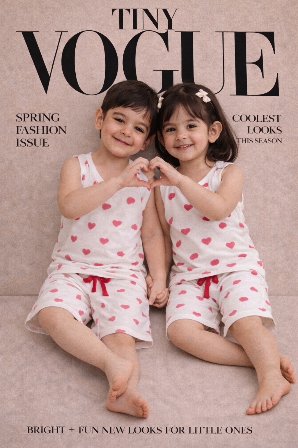 Sleeveless Coords unisex (1 to 8yrs)