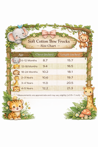 Soft Cotton Bow Frocks
