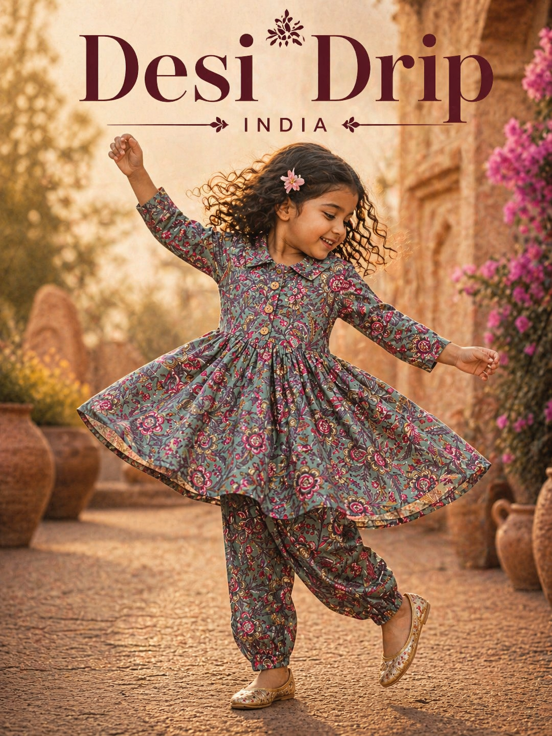 Summer Cotton Coords for Girls |3-4yrs size |Size 24 | Pure Aesthetic collection