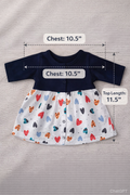Baby Full-Sleeve Open button frocks (3-12m)(Pack of 4)