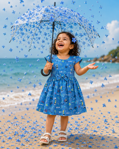 Cotton Bow Casual Frocks – Girls