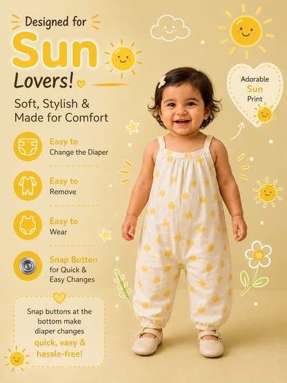 Sleeveless Jumpsuits | 0-18month| Easy to wear