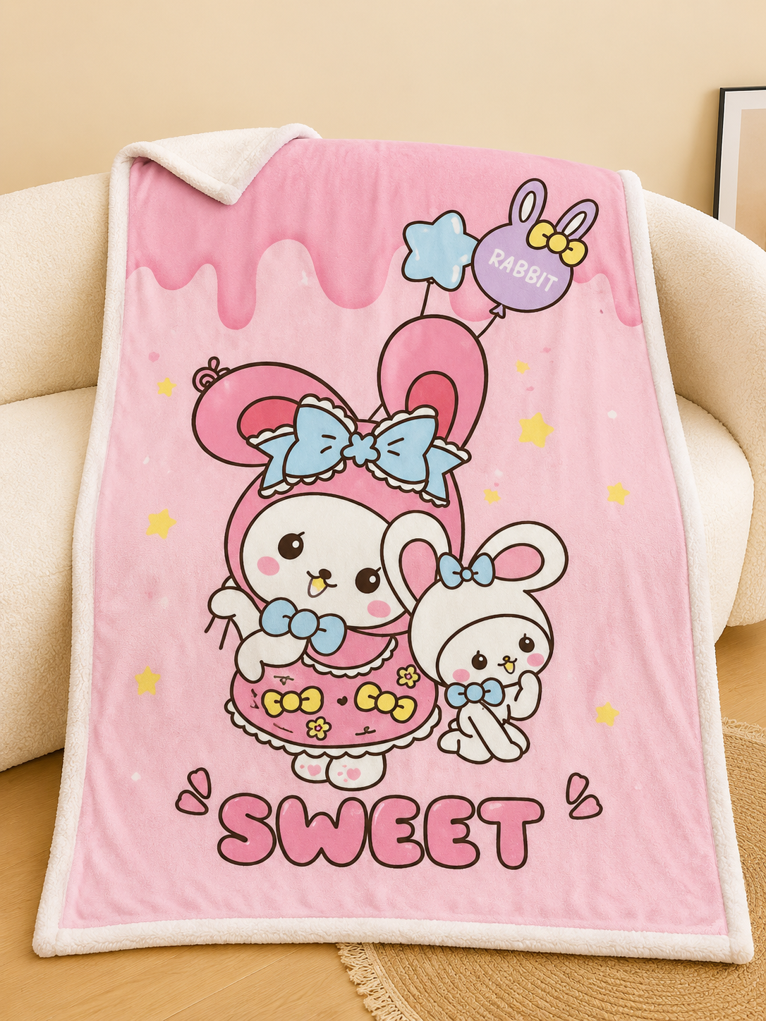 Korean Premium Baby Fur Blankets | 100*160cms