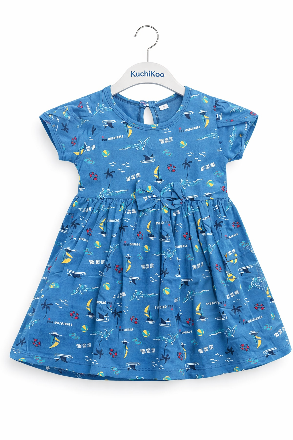 Cotton Bow Casual Frocks – Girls