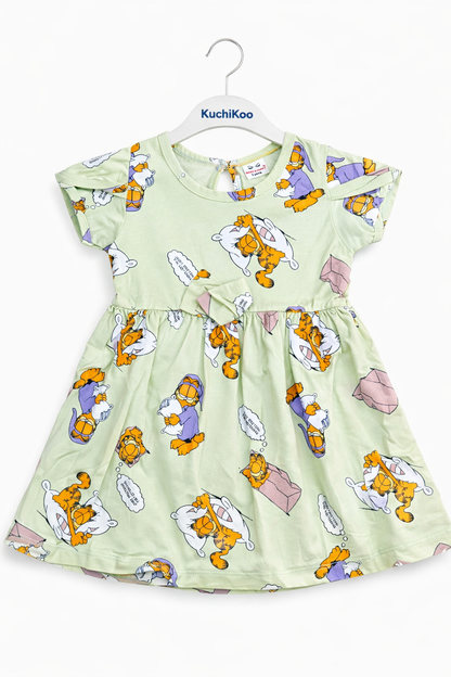 Cotton Bow Casual Frocks – Girls