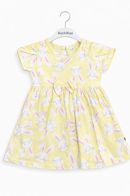 Cotton Bow Casual Frocks – Girls