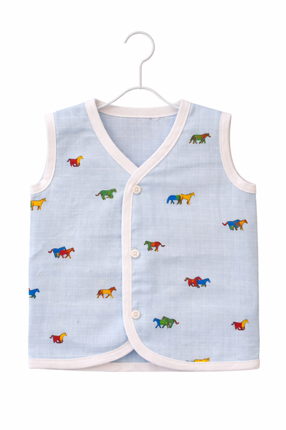 Printed Colored Jablas (0-3 Months) – Unisex