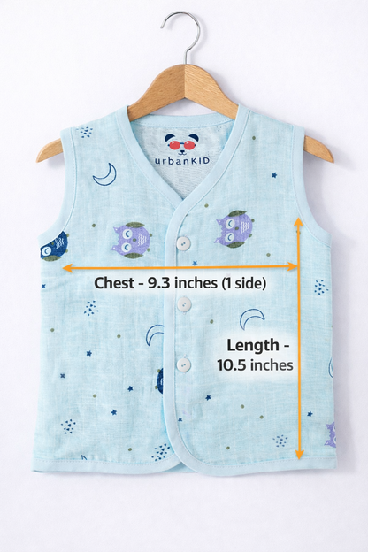 Muslin Color Jabla (0-3m)