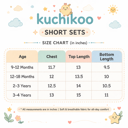 Frill Hand Short Sets
