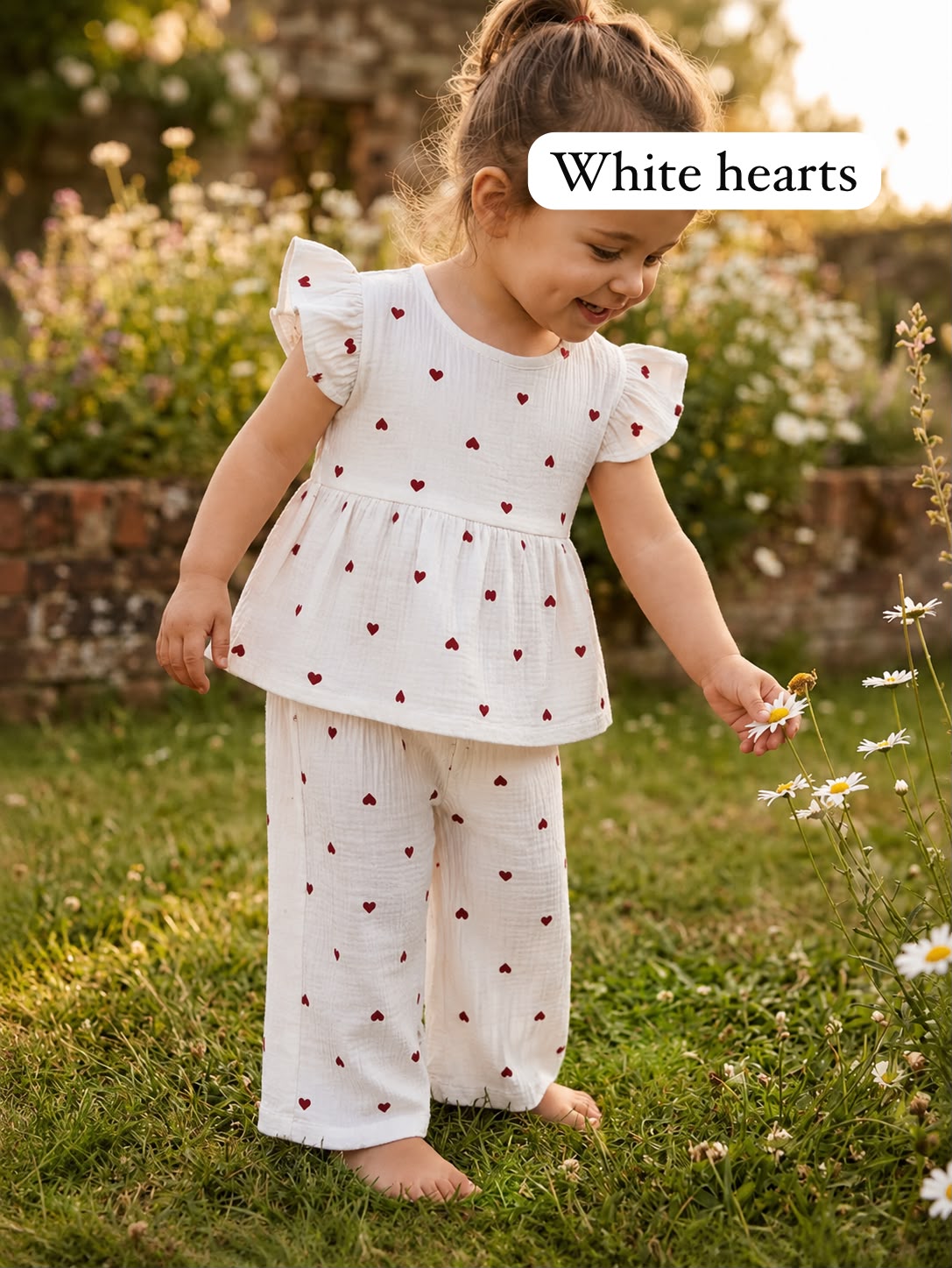 Muslin Peplum Co-ord Set for Girls | Pure Cotton | 1-5 Years