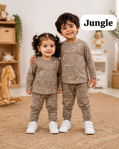 Boys & girls full sleeve cotton cords sets (2-6years)