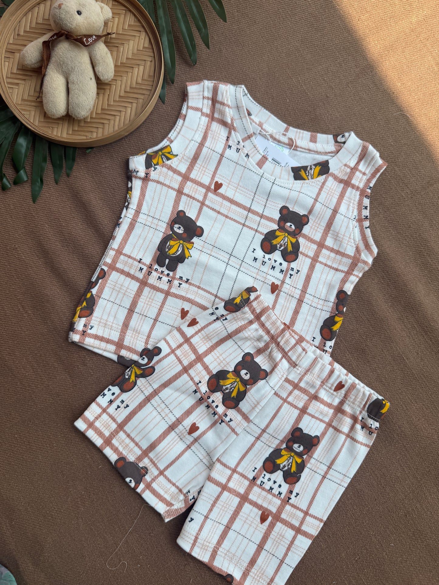 Sleeveless Unisex Coord Sets