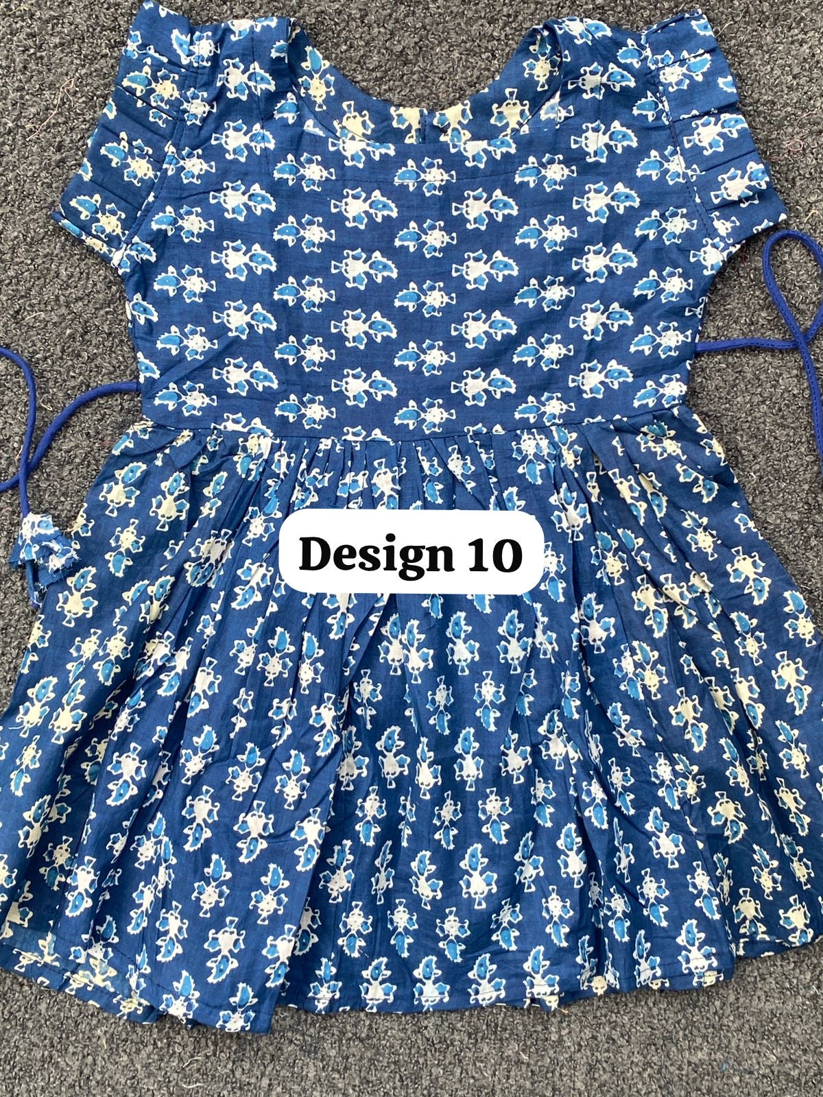 Pure cotton frill sleeve frocks| jaipuri frocks| 1-2 years| size 20