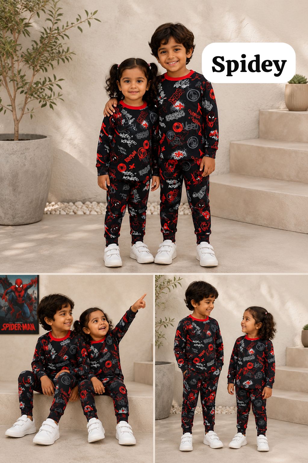 Boys & girls full sleeve cotton cords sets (2-6years)