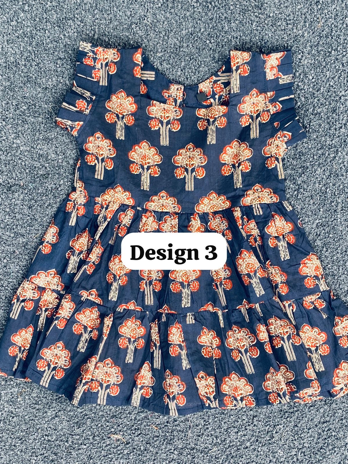 Pure cotton frill sleeve frocks| jaipuri frocks| 1-2 years| size 20