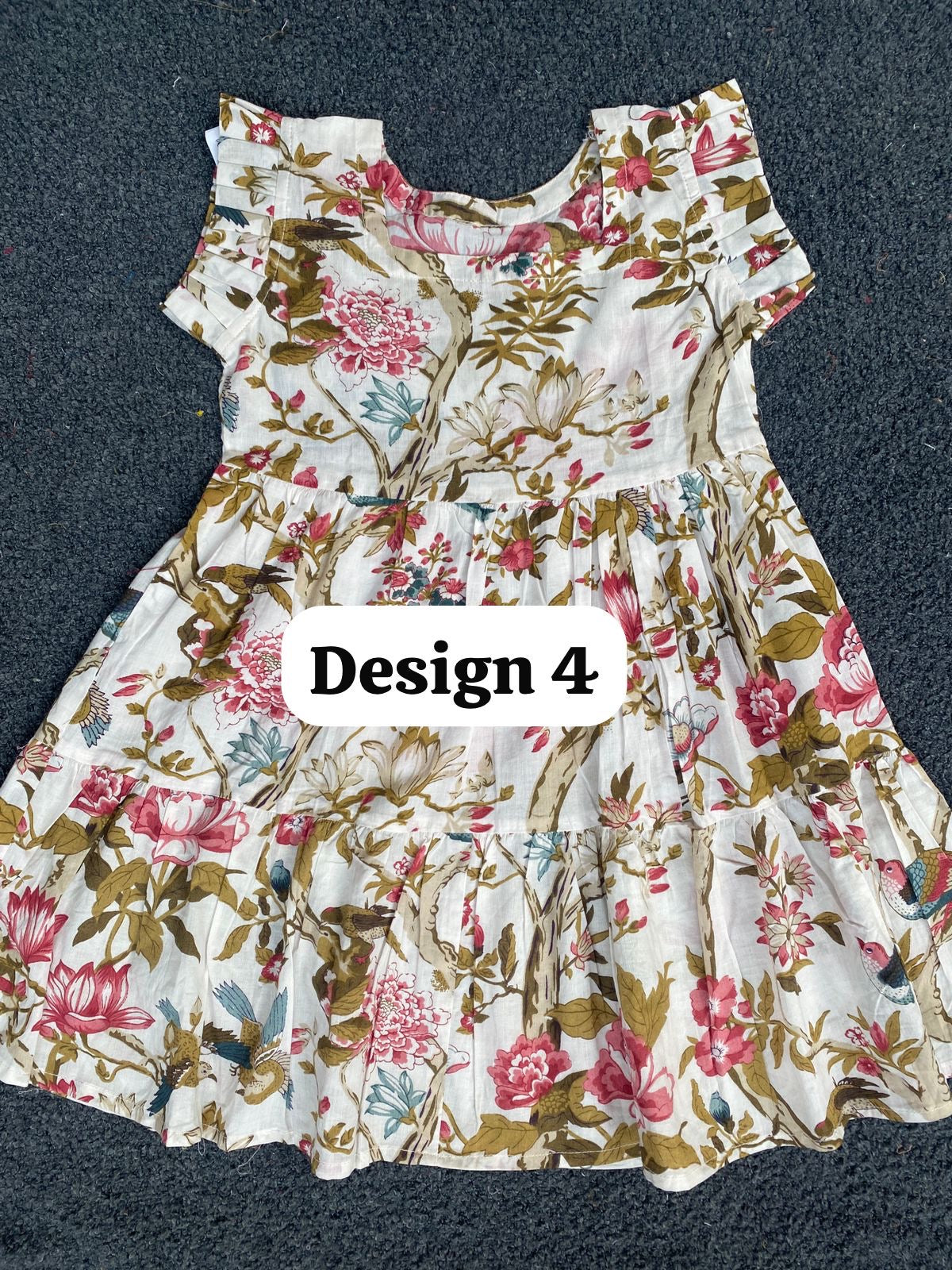 Pure cotton frill sleeve frocks| jaipuri frocks| 4-5years| size 26