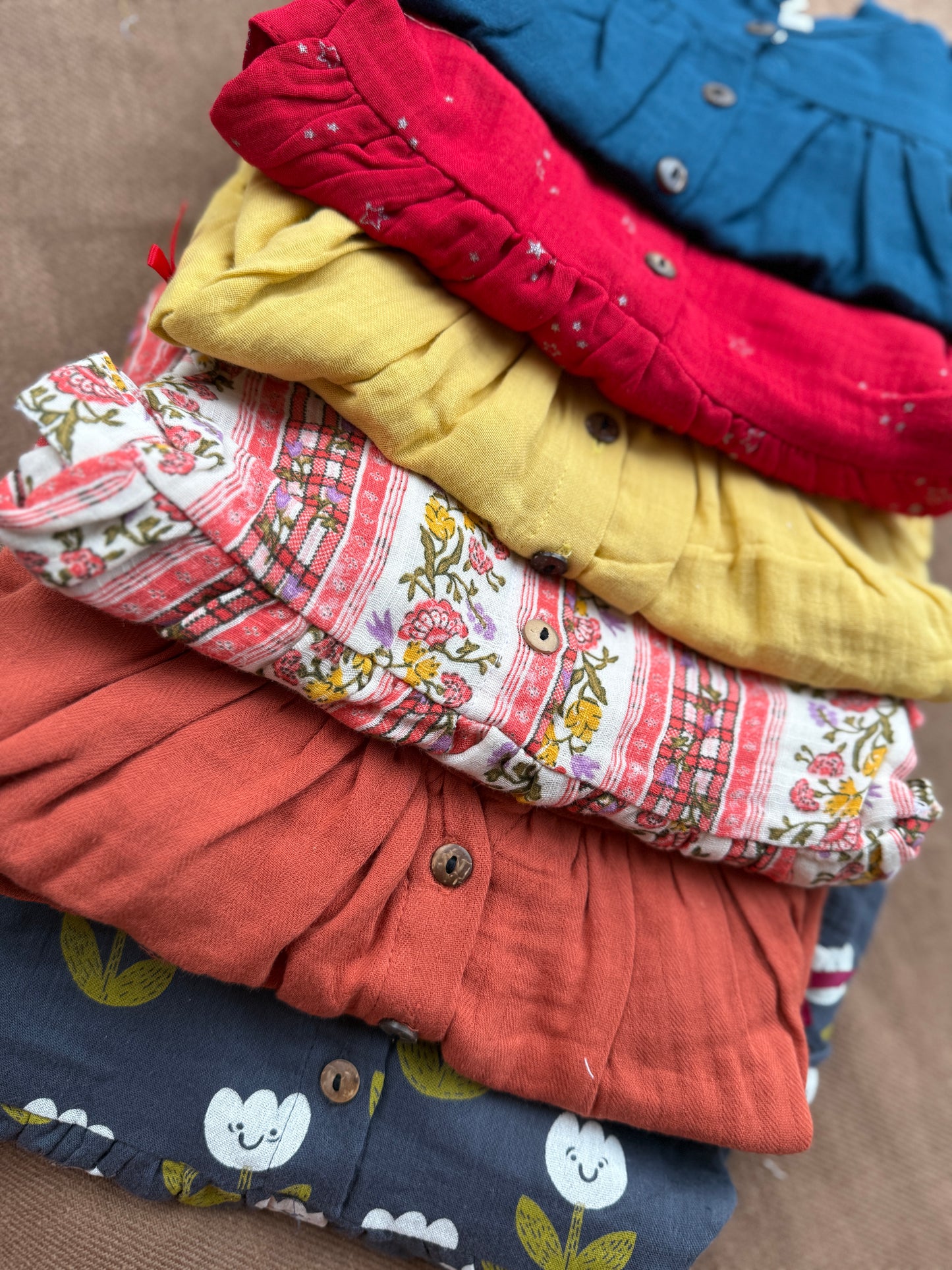Muslin Frill Coord Sets | Loved by Many | Soft and Breathable Fabric | Perfect for Summer