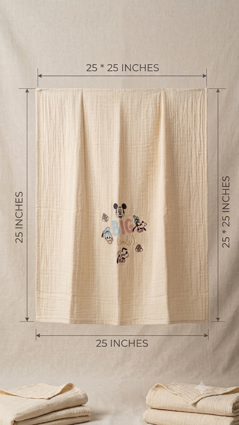 Muslin towels | 25*25 inches