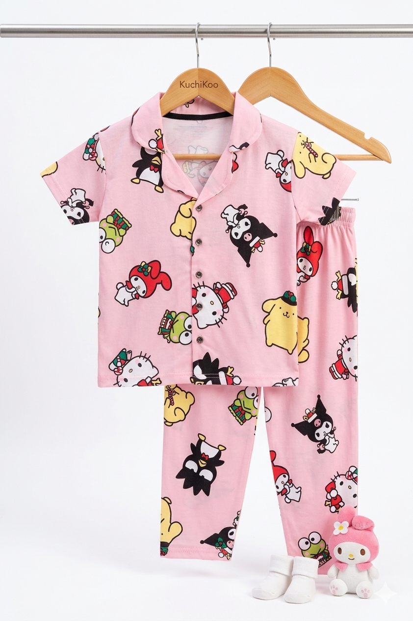 Cotton Night Suit Set