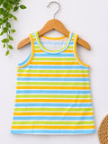 Green and orange stripe