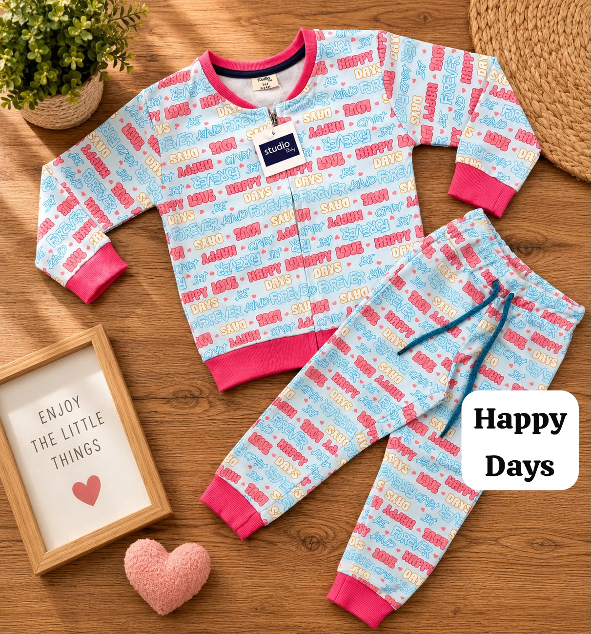 Unisex zipper Sweat Shirts Sets for 6m to 3yrs | loop knit Fabric