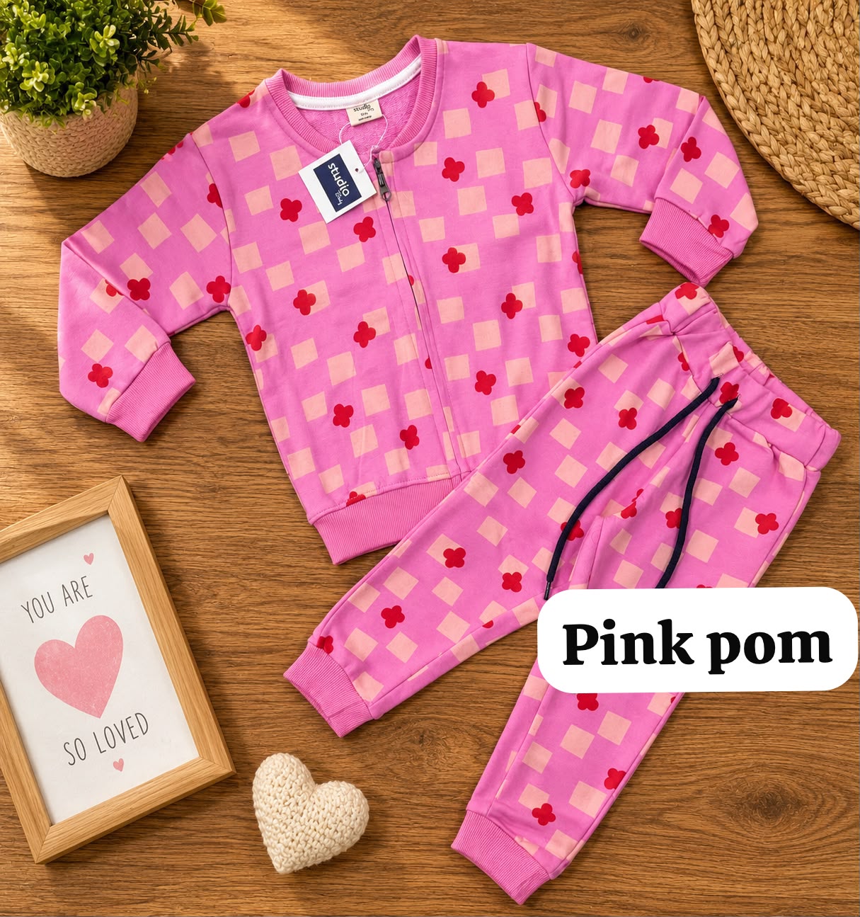 Unisex zipper Sweat Shirts Sets for 6m to 3yrs | loop knit Fabric