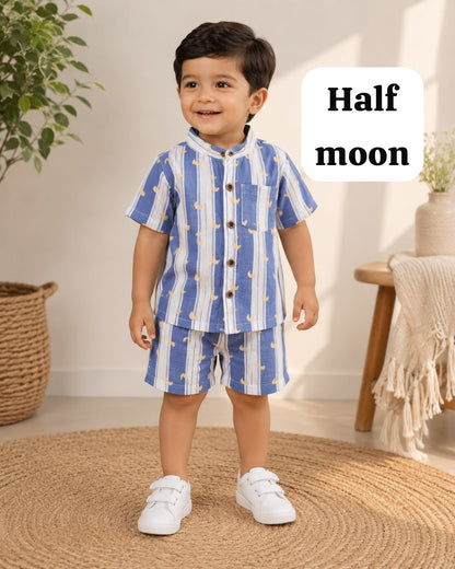 Premium boys cotton & muslin coord Sets | 1year to 5yrs| Premium Feels