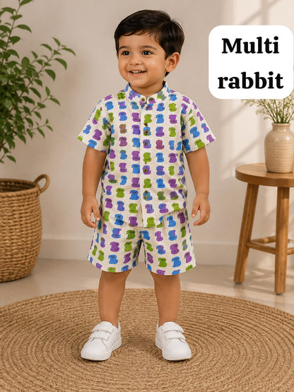 Premium boys cotton & muslin coord Sets | 1year to 5yrs| Premium Feels