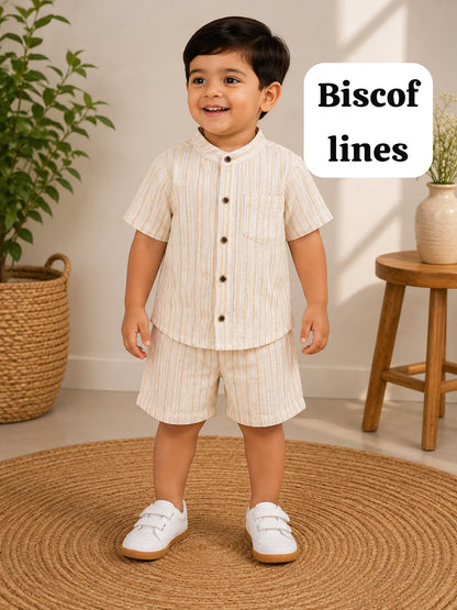 Premium boys cotton & muslin coord Sets | 1year to 5yrs| Premium Feels