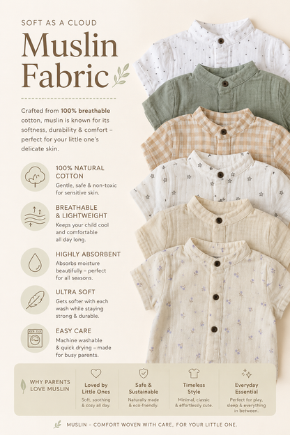 Boys Muslin coord sets| summer boys full pant sets