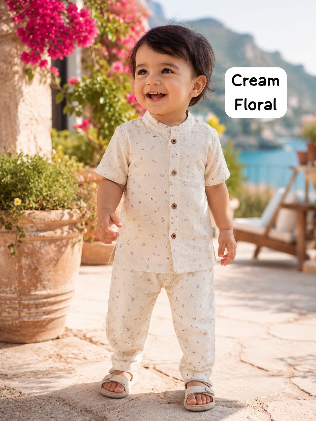 Boys Muslin coord sets| summer boys full pant sets
