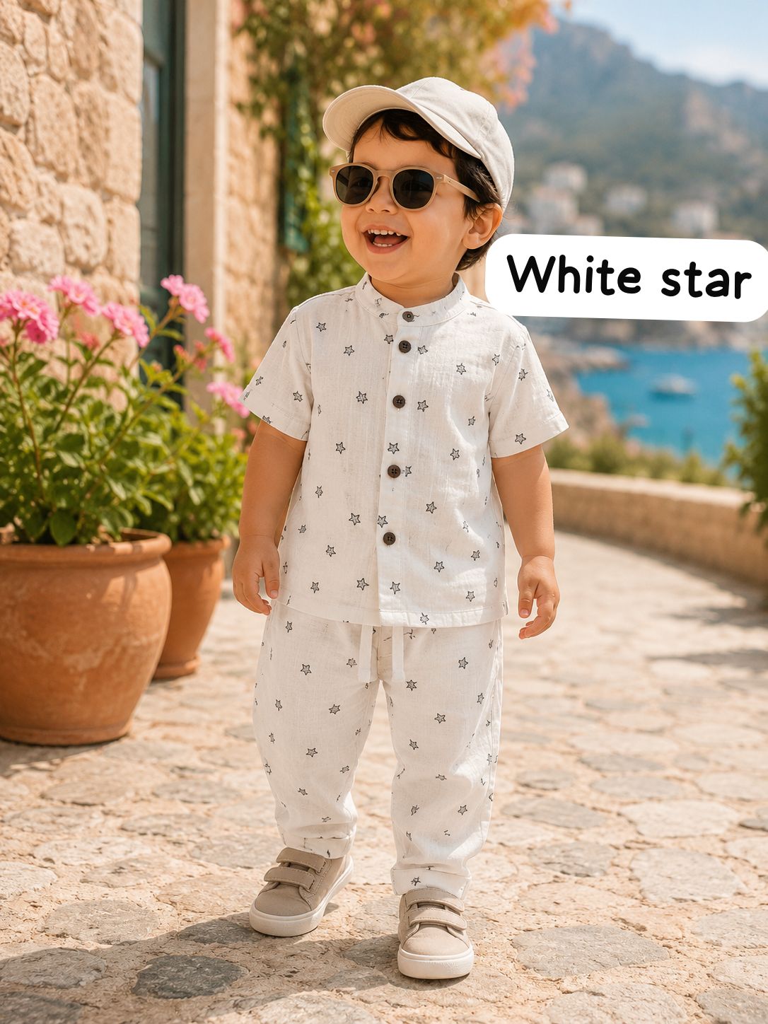 Boys Muslin coord sets| summer boys full pant sets