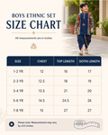 Boys Hand Block Kurta-Dhoti sets | 9m to 8yrs | Ethnic Collection