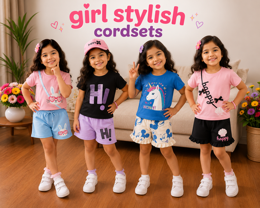 Girls stylish cord sets |6months -5years|