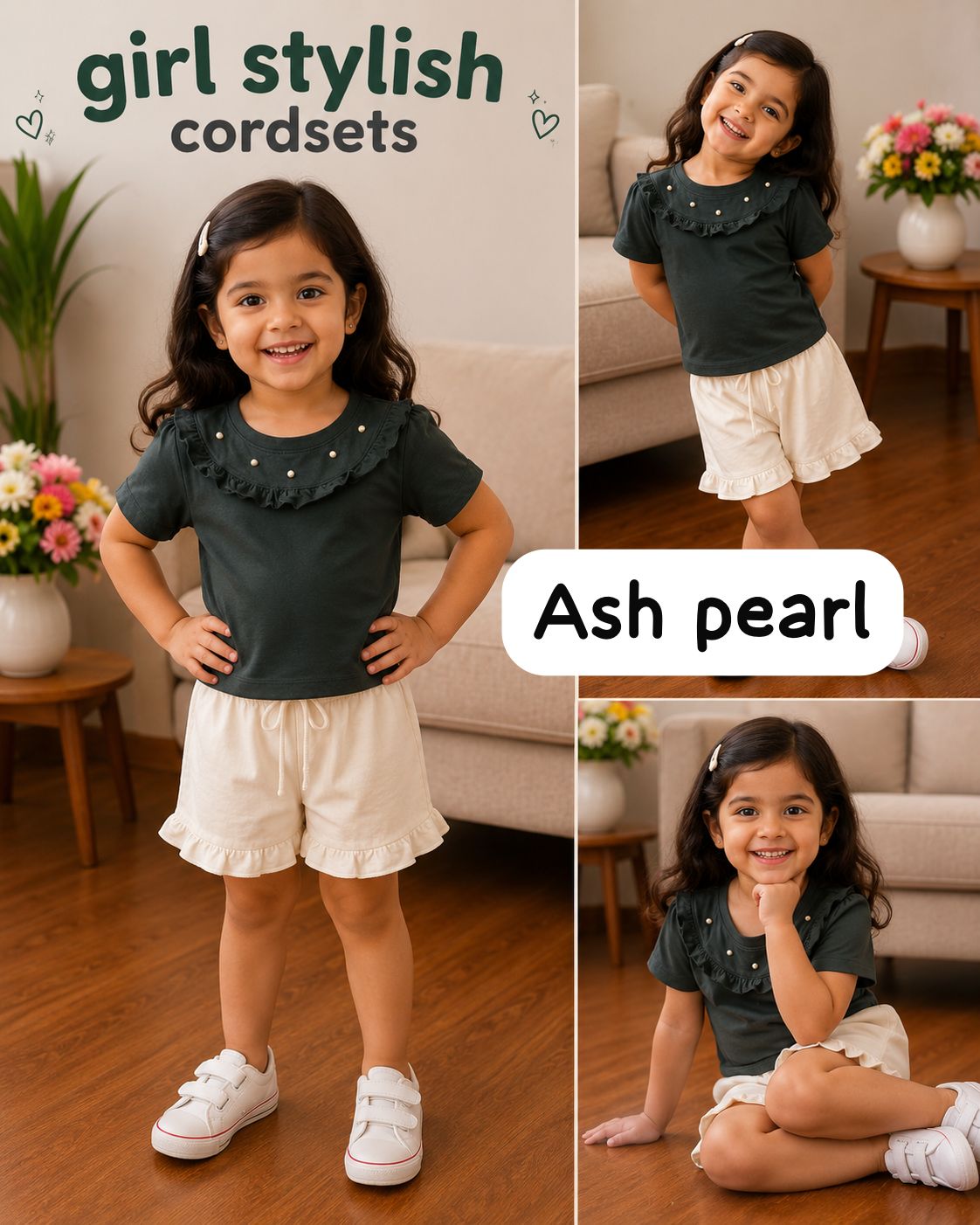 Girls stylish cord sets |6months -5years|