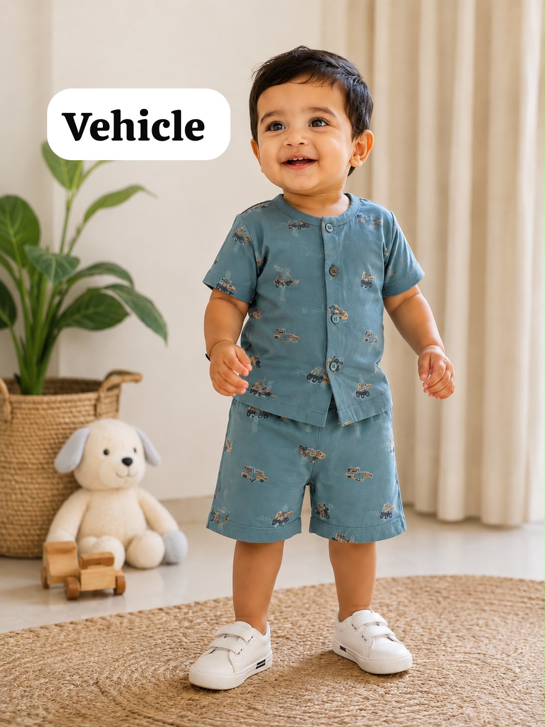 Baby Front Open Short Sets | 0 to 12months
