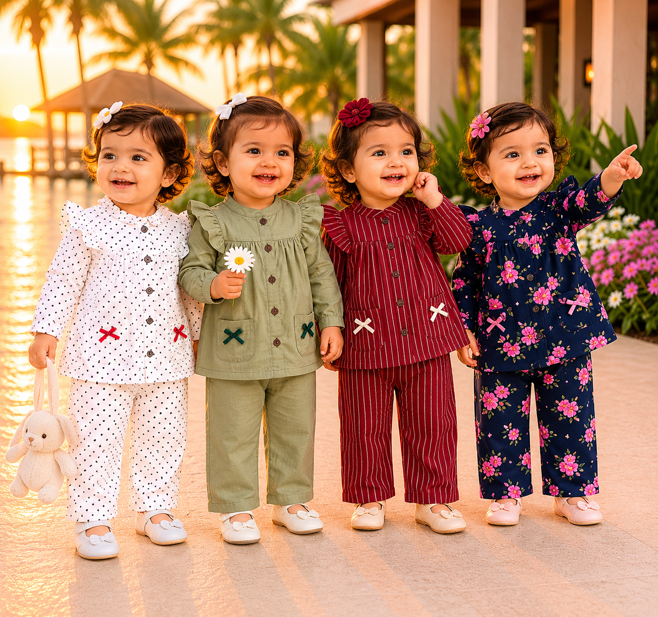 Muslin Frill Coord Sets | Loved by Many | Soft and Breathable Fabric | Perfect for Summer