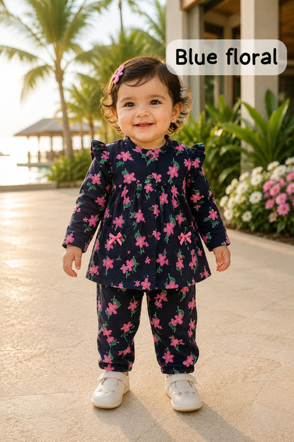 Muslin Frill Coord Sets | Loved by Many | Soft and Breathable Fabric | Perfect for Summer