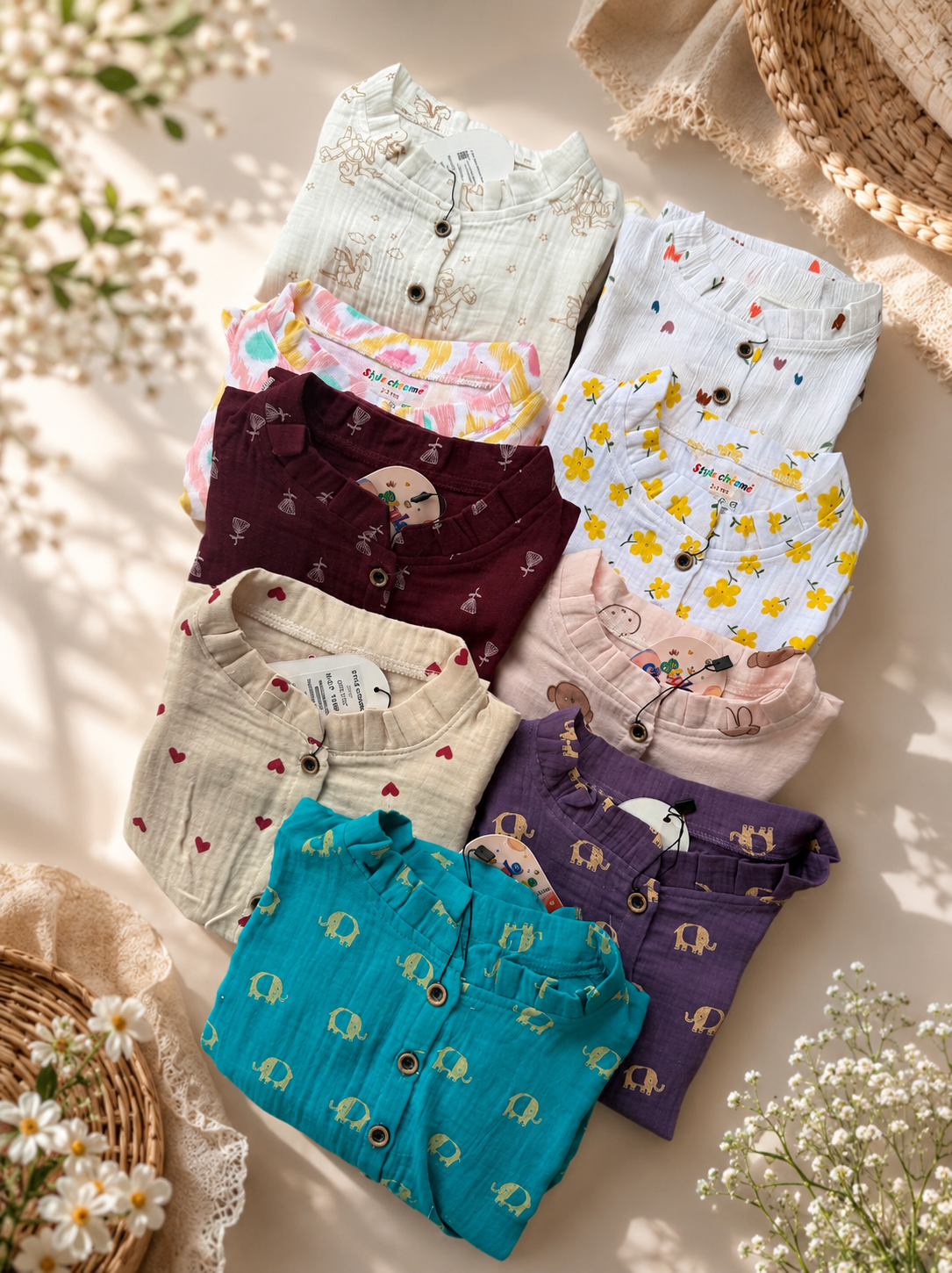 Frill Collar Cord Sets, 2Years - 6 Years